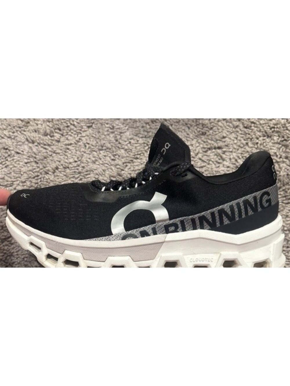 ON Cloudmonster 2 Black Frost 3WE10111197 Speedboard Running Shoes Women’s W8.5